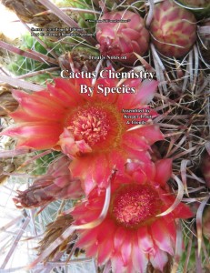 Trout's Notes library Cactus Chemistry By Species