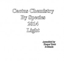 sacred cacti cactus chemistry by species 2014 light